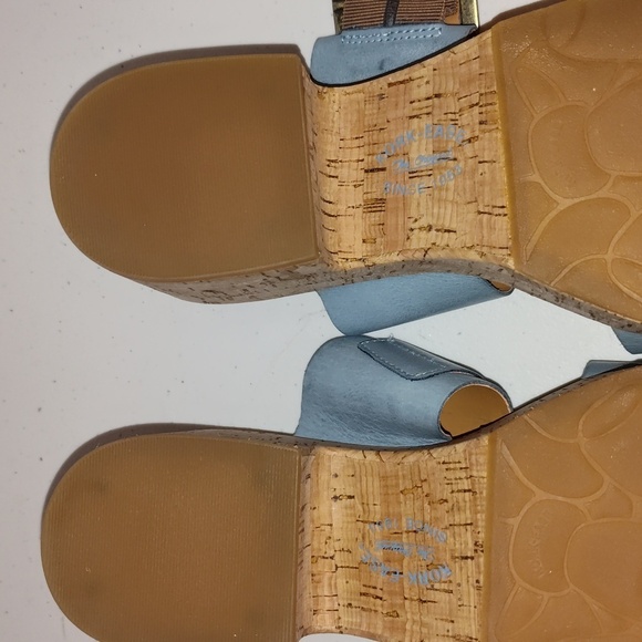 Kork-Ease Taige Cork Platform Heel Clog Sandal Women's Size 10 blue - Picture 9 of 12